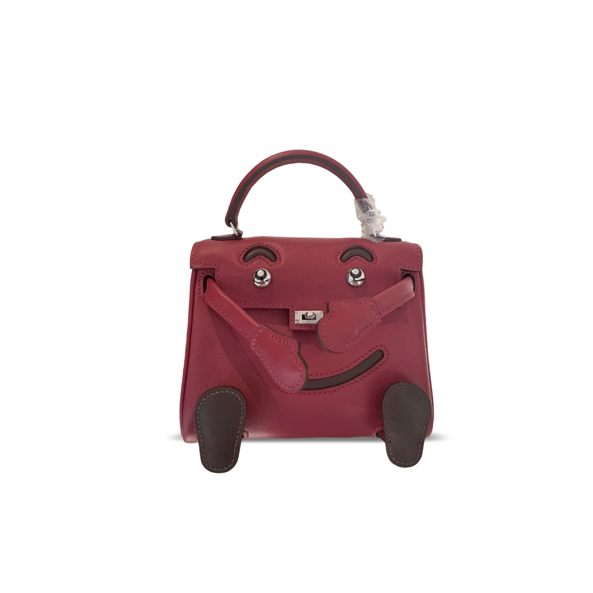 HERMÈS MASTER KELLY DOLL SWIFT PALLADIUM HARDWARE (16*12*7cm)